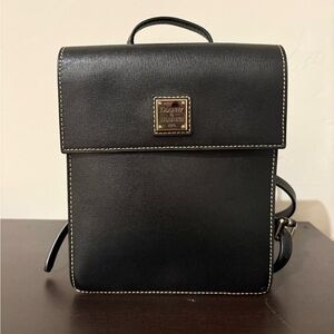 Dooney & Bourke Black Saffiano Leather Backpack